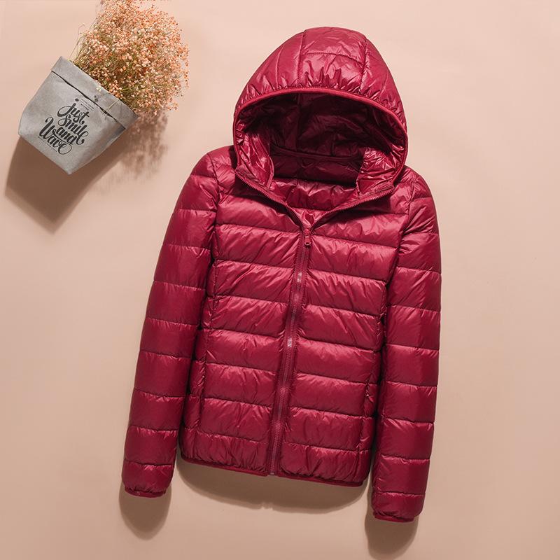 Thin Down Jacket Women's Short Models, New Models In the New Year, Large Size, Anti-season Clearance, White Duck Down, Light Jacket, Winter E