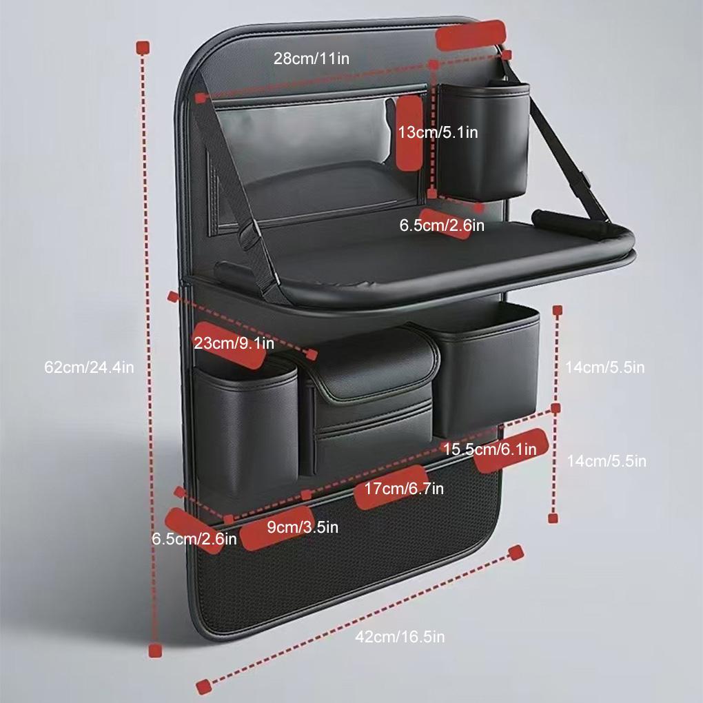 Car Seat Back Storage Bag Car Interior With High-Performance Storage Bag Back Of Seat Organiser