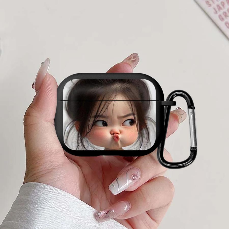 Pouting For Cuteness Girl Earphone Cases Cover Case For Airpods 2 Pro2 1 4 Pro 3 Pro3