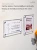 2pcs Creative and Funny Acrylic Small Photo Frame Refrigerator Magnets Cute Rsoftigerator Magnets Whiteboard Sticker