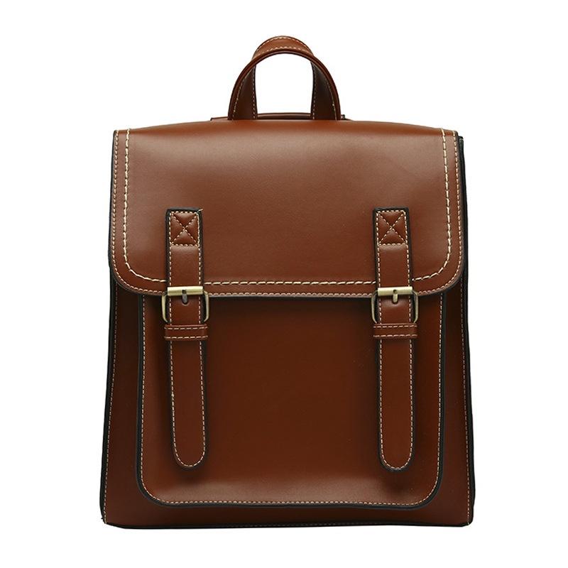 IELGY preppy style PU fashion backpack for women