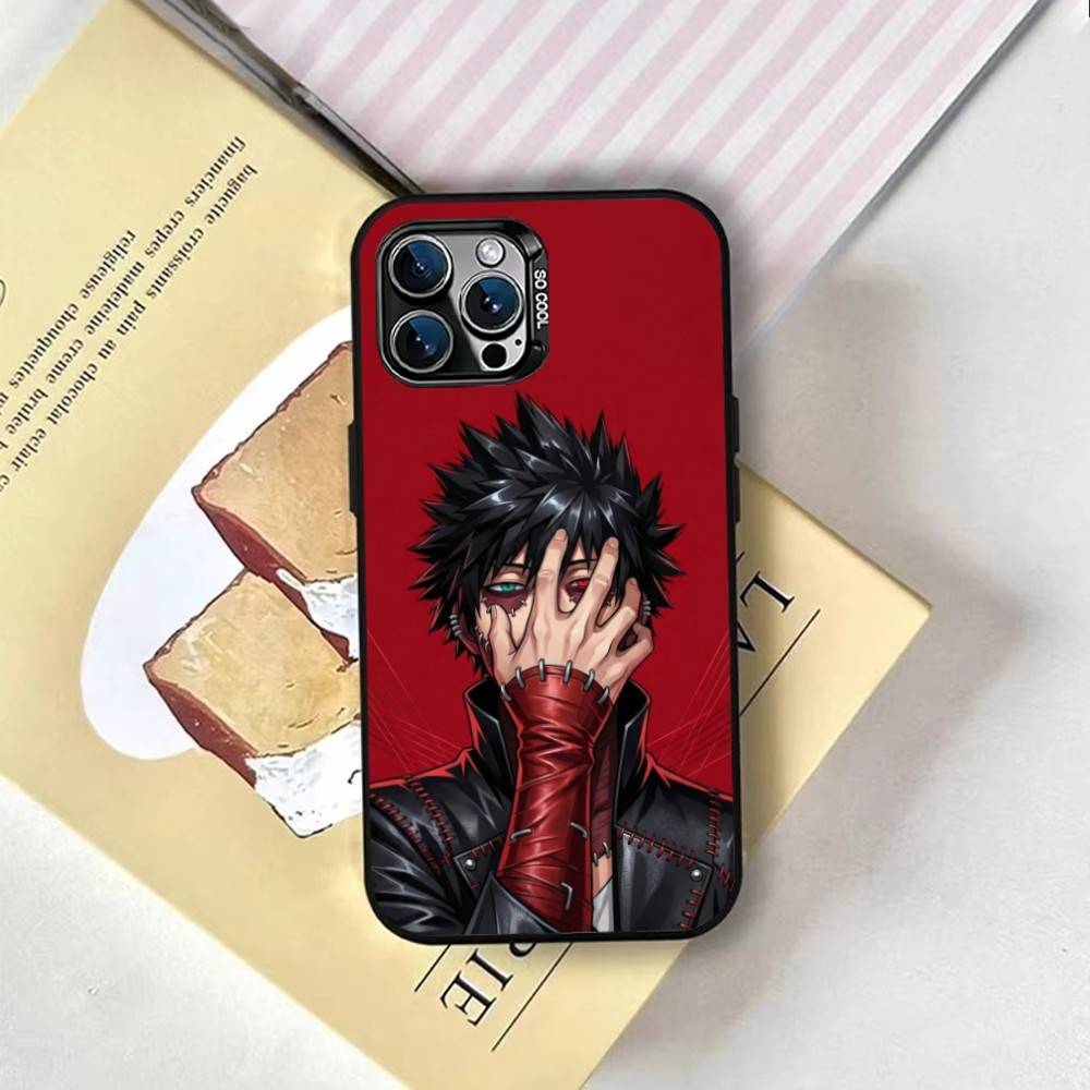 D-Dabi My Hero Academia Phone Case For iPhone 17,16,15,14,13,12,11 Plus,Pro Max,XS,Colored Silver Plated Inside Cover