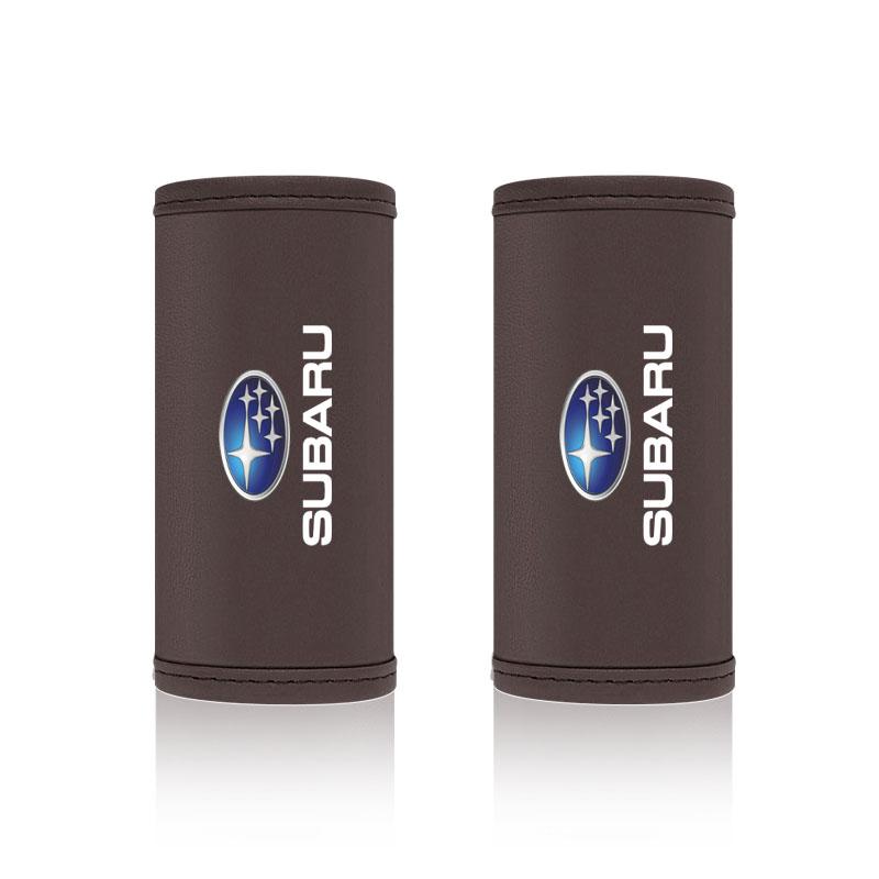 1/2Pcs PU Leather Roof Handle Anti-scratch Protector Case For Subaru Outback Crosstrek XV Forester BRZ Legacy Impreza WRX 2006 STI Ascent