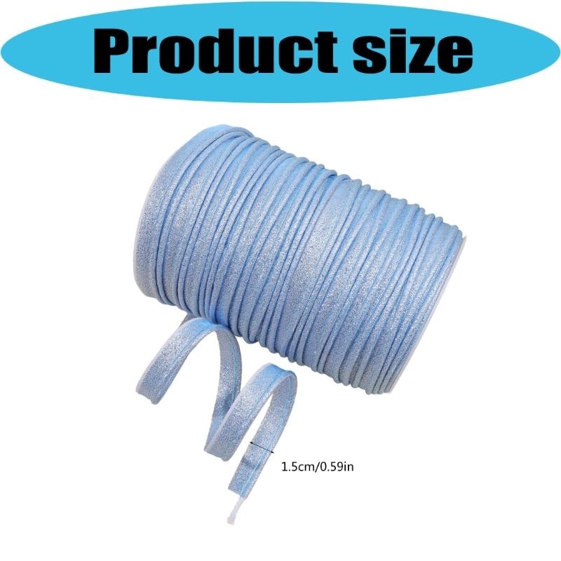 Sewing Piping Trim Ribbon Roll for Dress Finishing, Costume Styling and Decorative Fabric Outline Project Use Work