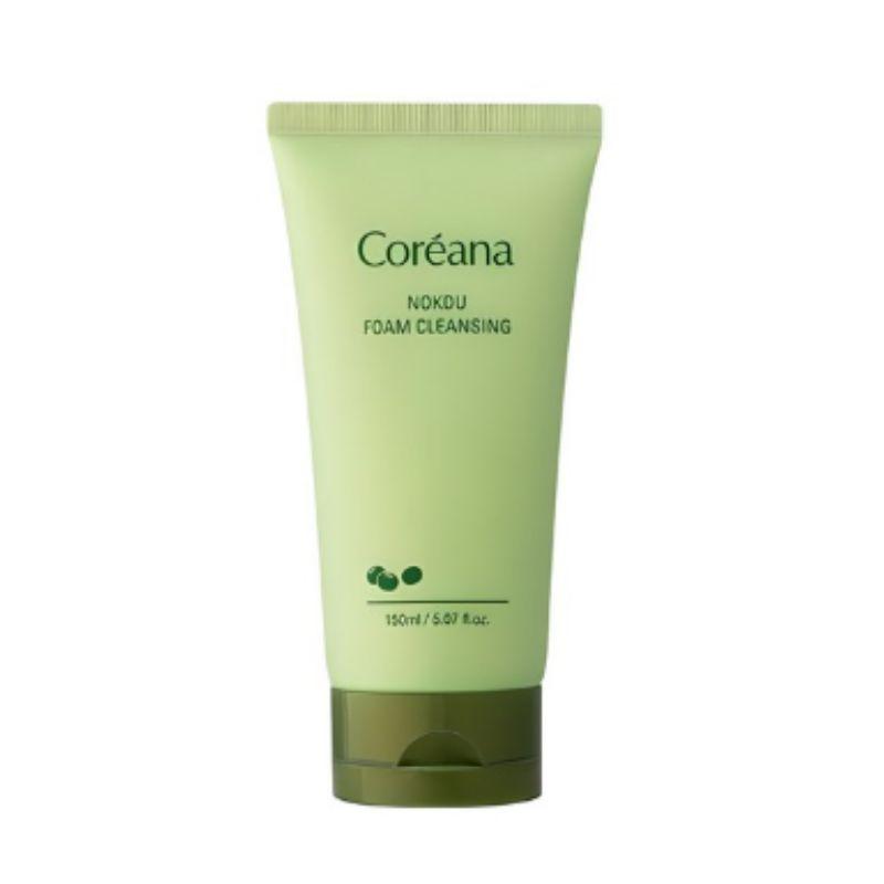COREANA Mung Bean Cleansing Foam 150ml – Deep Pore Cleansing & Sebum Control Face Wash