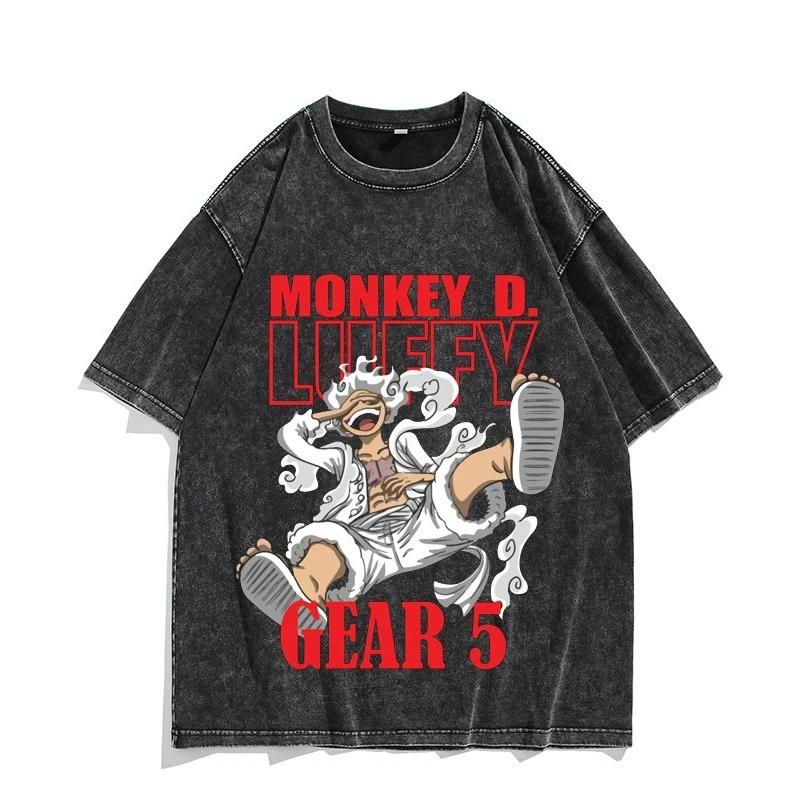 One Piece Luffy Gear 5 Anime Manga T-Shirt Tee Undershirt Cotton S