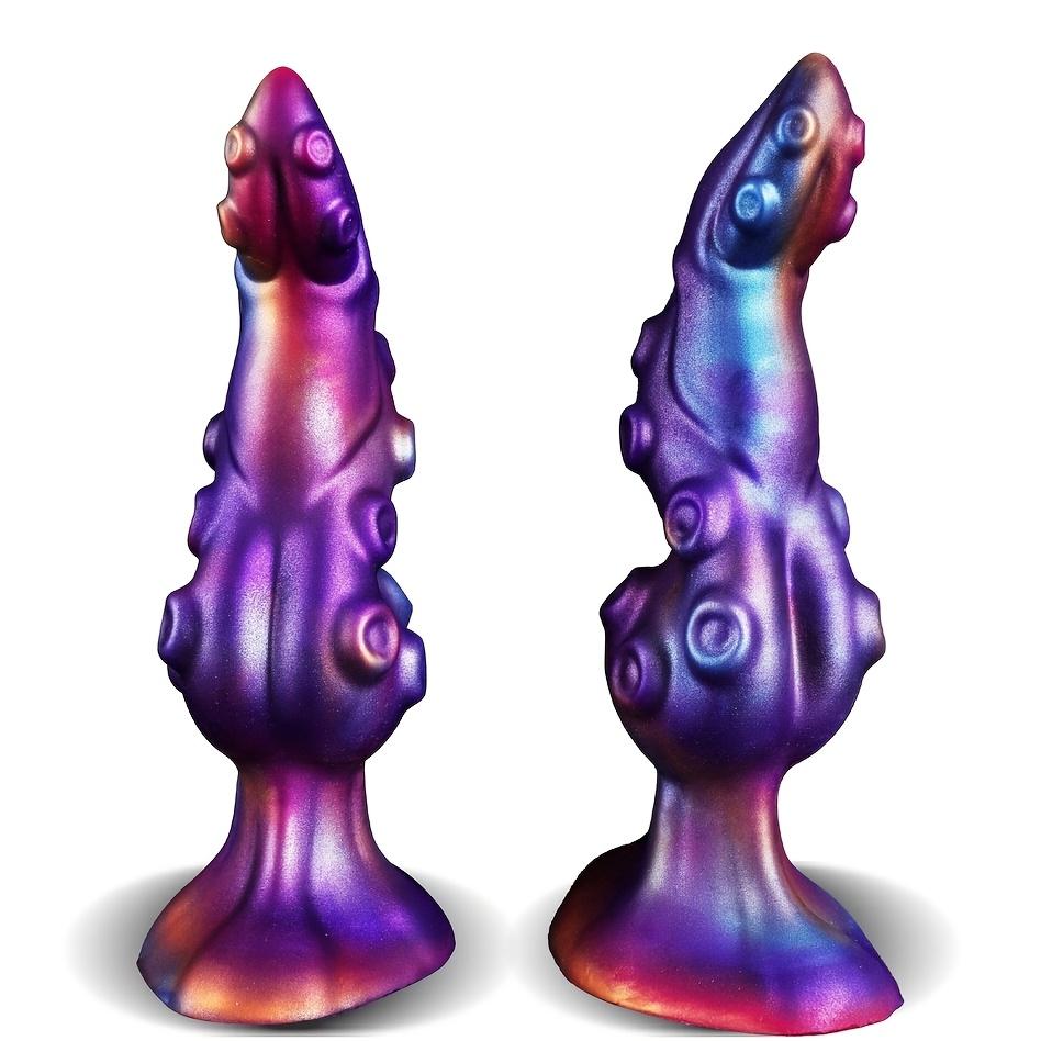 Fantasy Octopus Tentacle Silicone Plug, Premium Liquid Silicone Design with Strong Suction Cup, Soft Flexible Fantasy Collection, Multiple Sizes