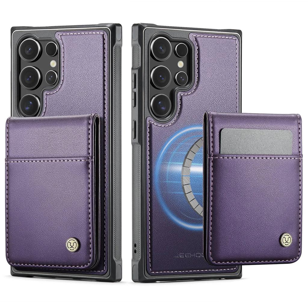 Magnetic 2 In 1 Detachable for Samsung Galaxy S25 S24 S23 S22 S21 S20 Ultra Note 20 Wallet Case with Card Holder, Flip Cover