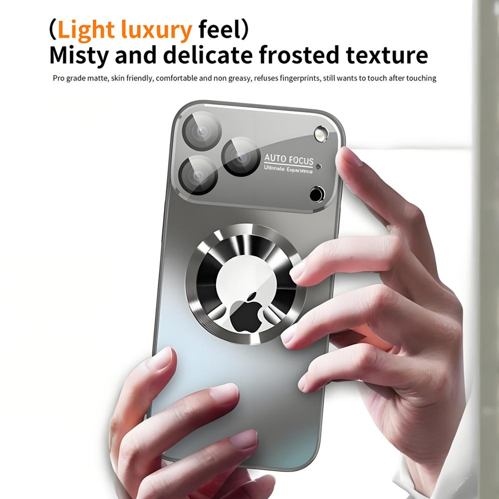 Luxus Titan Metallic Farbe Matt Magnetische Hülle für iPhone 17 16 15 14 Plus 13 12 11 Pro Max für Magsafe Kabelloses Ladegehäuse