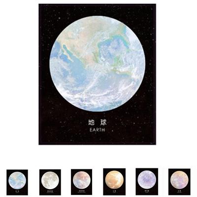 Star Planet Sticky Notes Cielo stellato Blocco note adesivo Forniture scolastiche Adesivi per pianificatori
