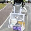 Universal Hanging Storage Bag Dustproof Waterproof Bike Hanging Bag Large Capacity Transparent Organizer Pouch