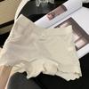Girl Summer Lace Jacquard Flower Flower Breathable High Play Ice Silk Middle Waist Flat Angle Briefs