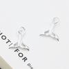 Jiudai S925 Sterling Silver Mermaid Tail Charm Necklace & Bracelet Beads