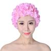 Long Hair Free Size Vintage Style Beach Swimming Cap Swimming Cap Flower Swimming Cap Swimming Hat