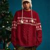 Spring & Autumn Men's Retro Fair Isle Loose Knit Sweater - Couple Style Pullover