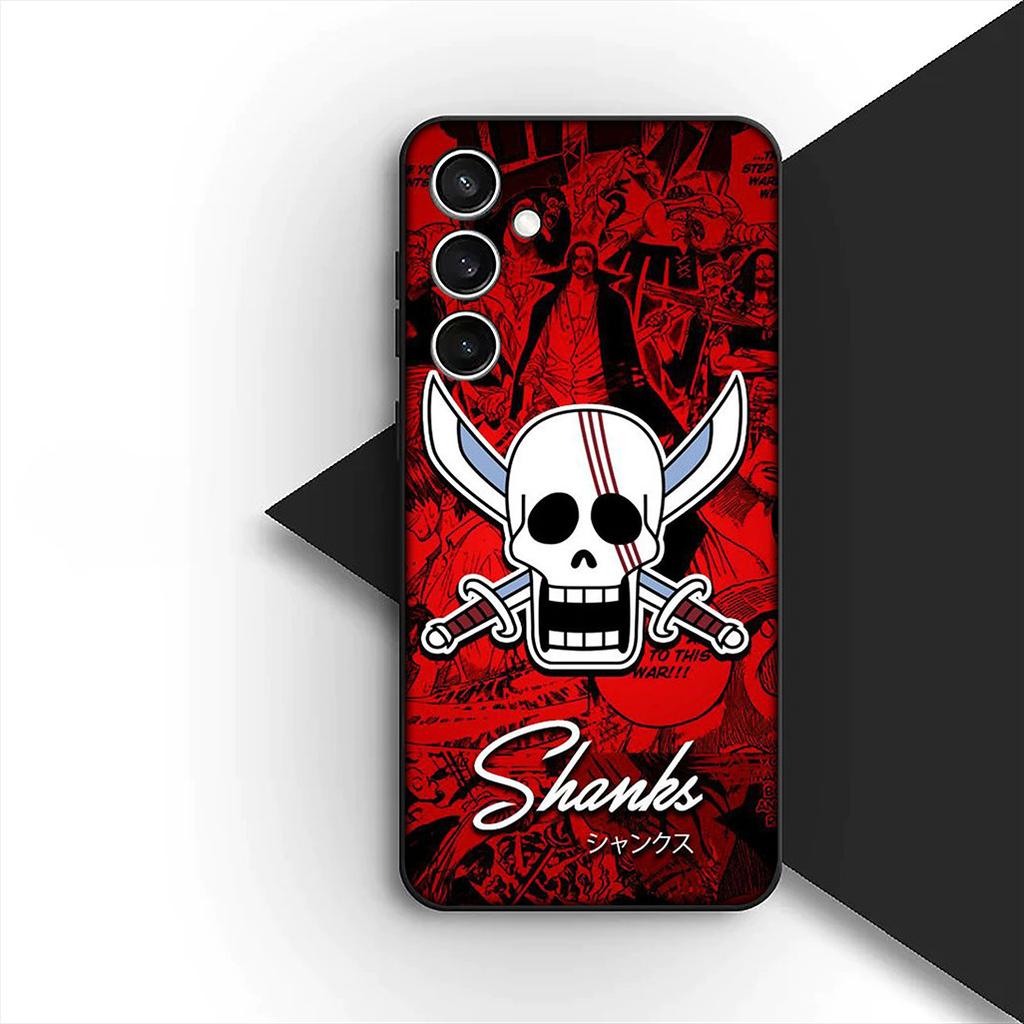 Cover for Motorola Moto G55 G45 G75 G85 G35 Edge 50 30 Fusion 40 NEO Ultra Pro Casing Phone Case Shanks Red Hair One Piece Luffy