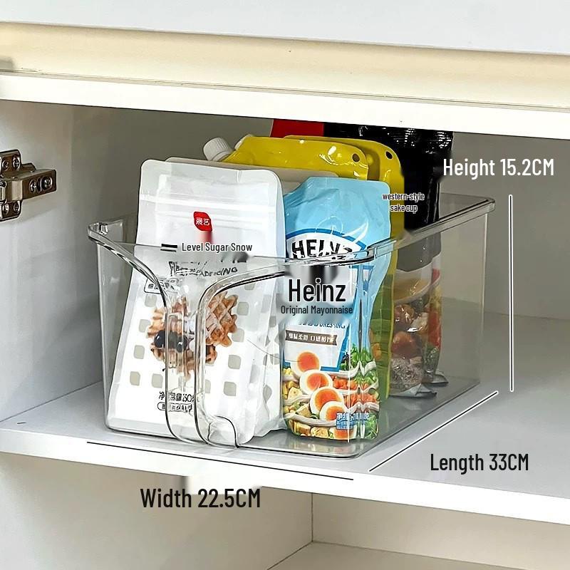 Japanese Kitchen Storage Box with Wheels - Under Sink Utensil and Miscellaneous Organizer