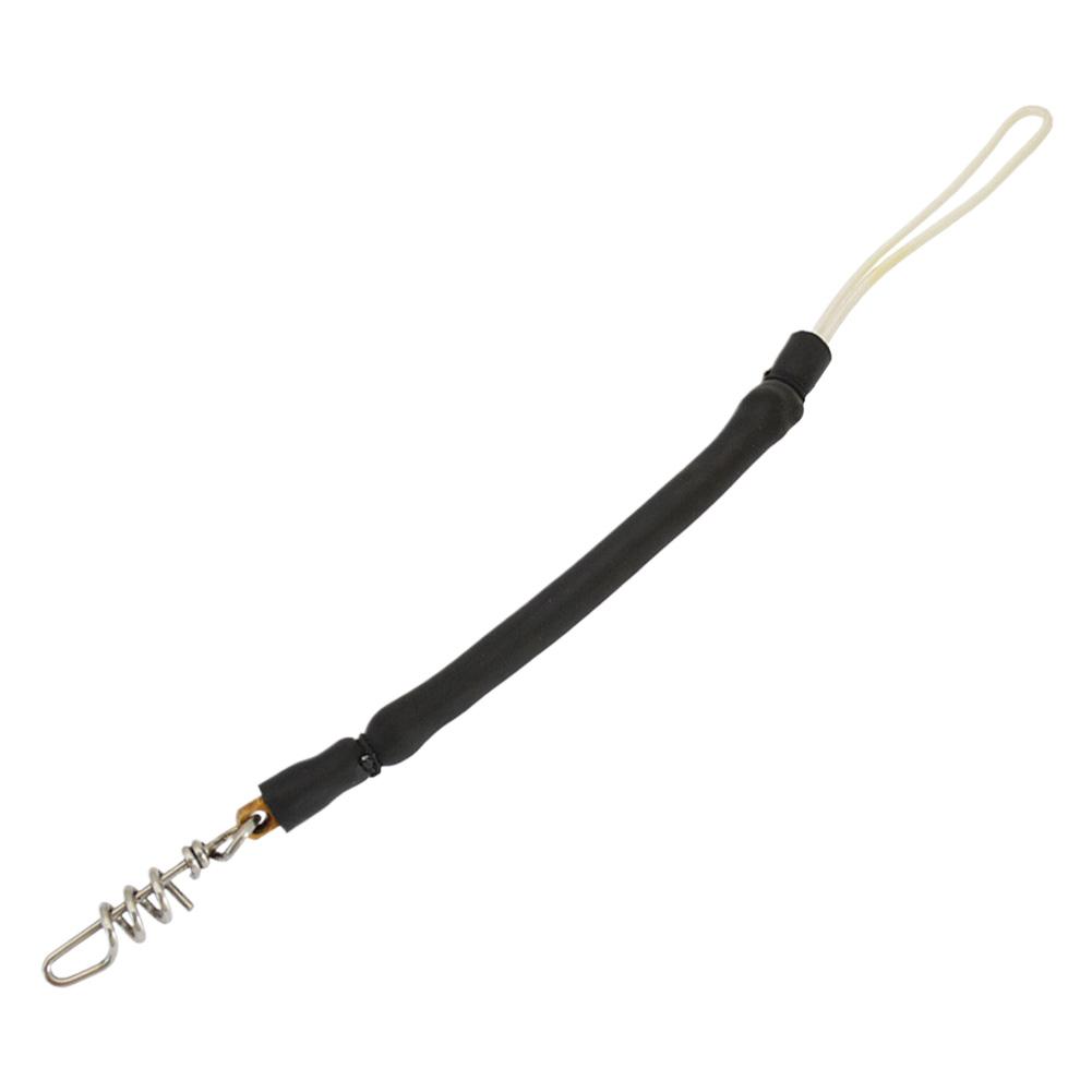 Rubber Speargun Shooting Line with Snap Swivel/Pigtail Swivel Spear Shockcord Spear Fishing Equipment for Avoiding Losing Catch