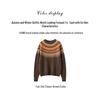 Women's Autumn/Winter 2026 Fair Isle Cashmere Sweater - Gentle Loose Fit, Round Neck Design