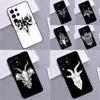Goat Head Satan Phone Case For Samsung Galaxy S24 S25 Ultra S9 S10 S20 S22 S21 S23 Plus S24 FE Cover Coque