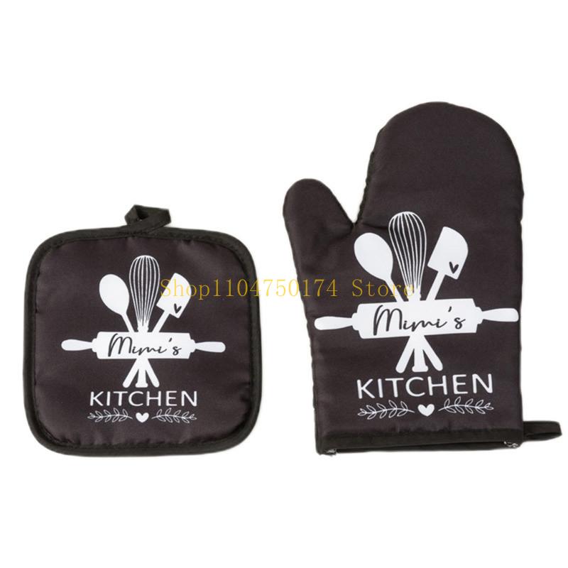 Kochhandschuhe Backhandschuhe Ofenhandschuhe mit Matte Kochen Mikrowellenhandschuhe Einfach zu bedienen Top-Angebot