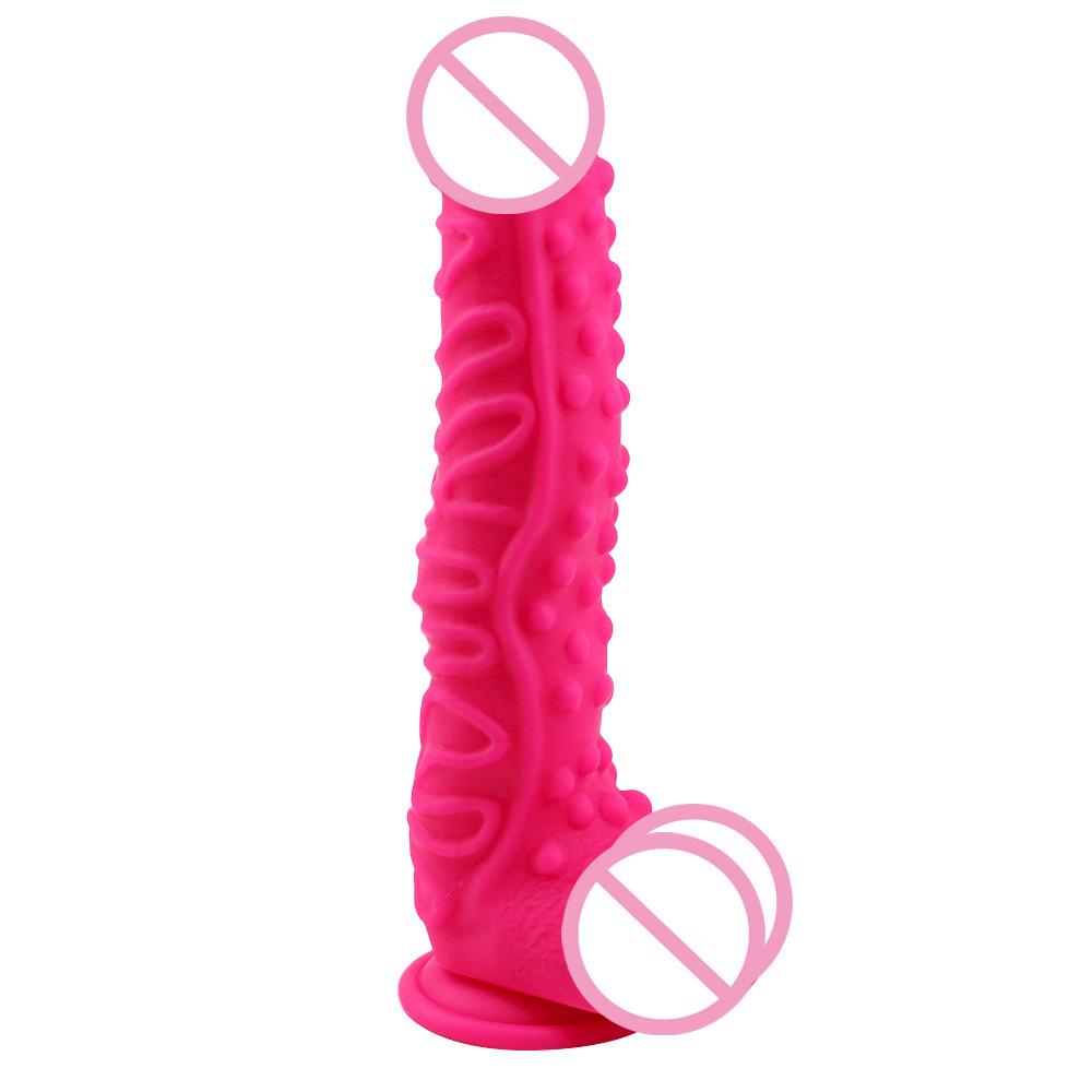 Lila Silikon Dildo Weibliche Farbe Solide Geformter Dildo Alternative Sexuelle Produkte Erwachsener Masturbator
