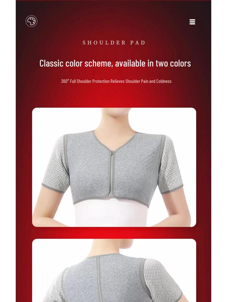 Mugwort Self-Heating Shoulder and Neck Wrap for Men and Women – Postpartum, Joint, and Winter Warmth Protection.