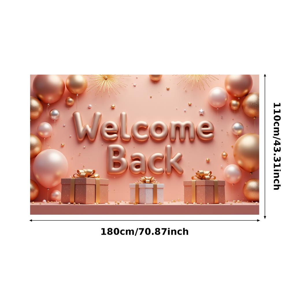 Event Decoration 3D Letters Photo Banner Party Decor Ribbon Design Welcome Banner For Event Celebration New Beginning Festive