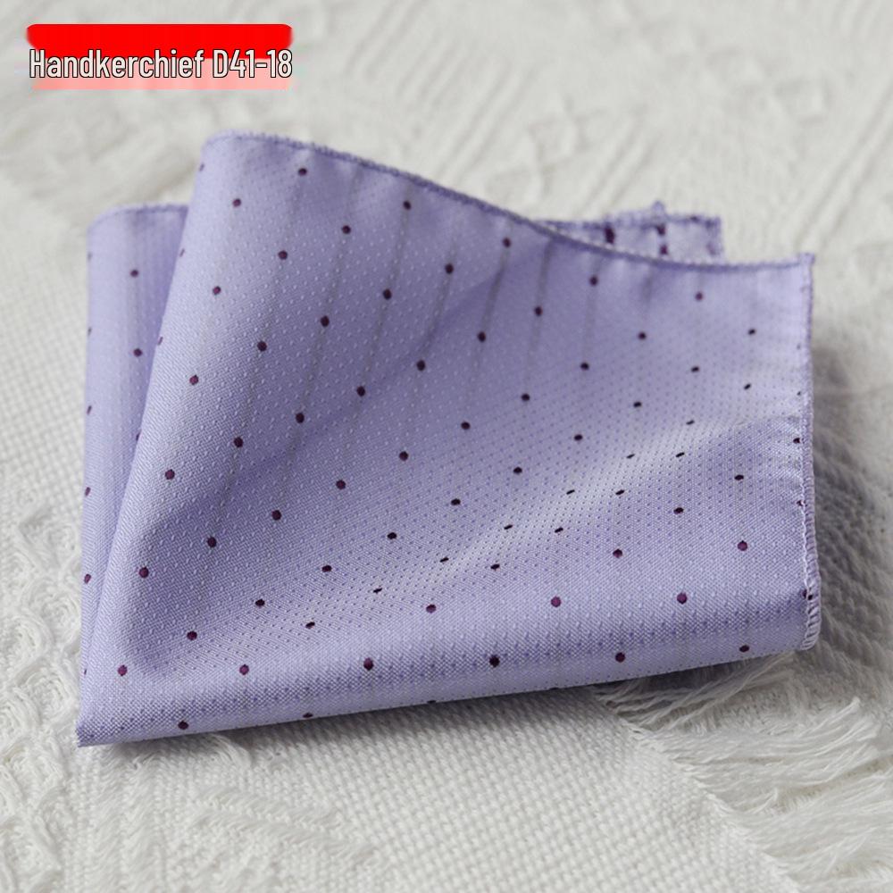 Men's Polyester Silk Pocket Square Handkerchief for Business, Formal, and Wedding Attire.