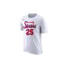 Philadelphia 76ers Dri-Fit NBA Short Sleeve T-Shirt Men Tops White AT2400-102
