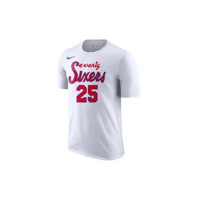 Philadelphia 76ers Dri-Fit NBA Short Sleeve T-Shirt Men Tops White AT2400-102