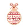 Wooden Christmas Tree Decorations D24