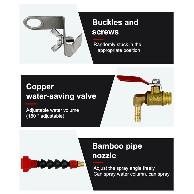 Dust Remover Water Sprayer System Nozzle Coolant Misting Nozzle For Marble Brick Tile Cutting Machine Angle Grinder Cutter