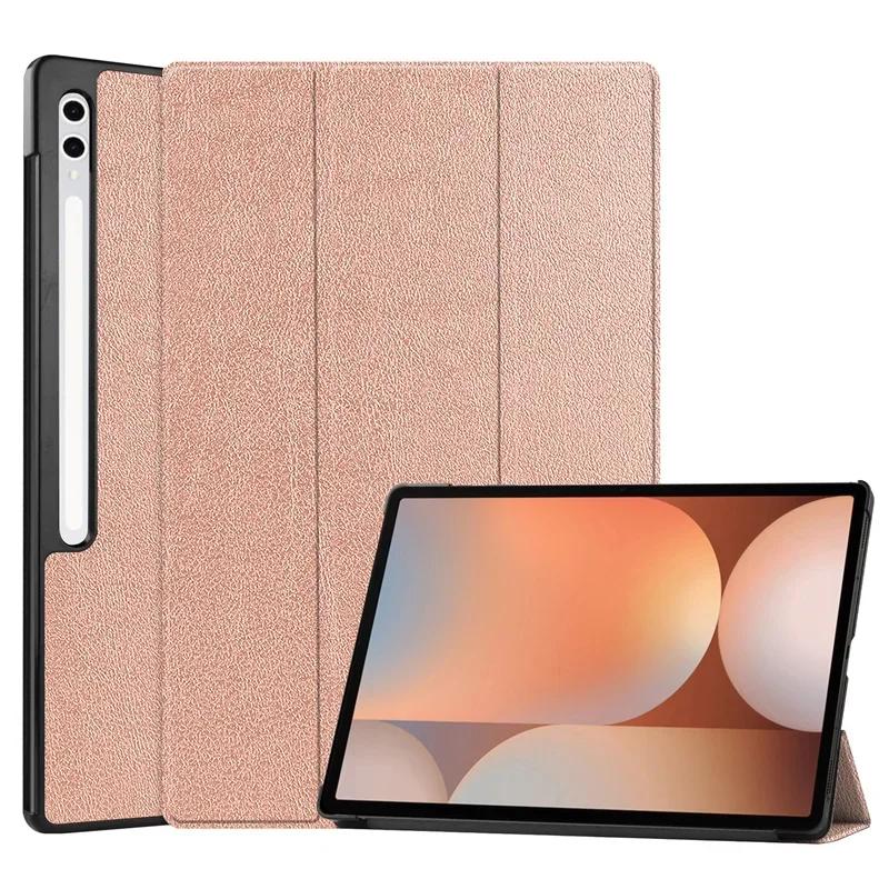 Pour Samsung Tab S10 Ultra Étui 14,6 Pouces SM-X920 Étui à Rabat Support Pliable Triple Couverture Intelligente Magnétique pour Galaxy Tab S10 Ultra Housse S10 Ultra(14.6 inch)