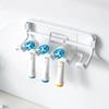 Wall Mounted Toothbrush Storage Rack 4 Slots Electric Toothbrush Holder  Home