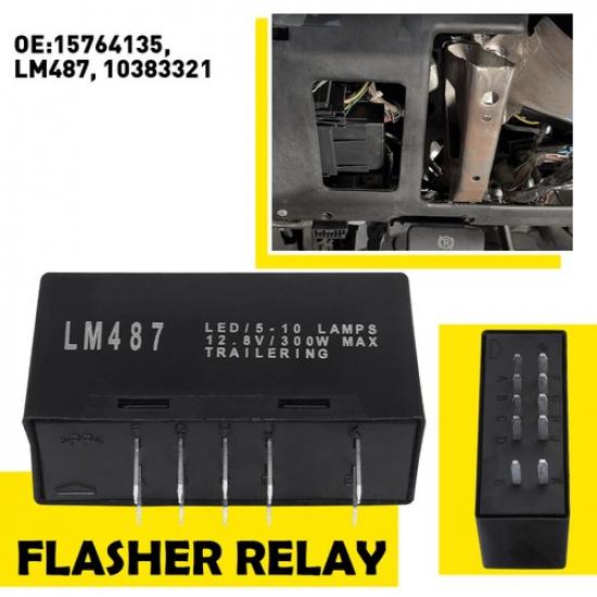 LED Turn Signal Flasher Relay for Chevy Silverado Tahoe Suburban Avalanche GMC A