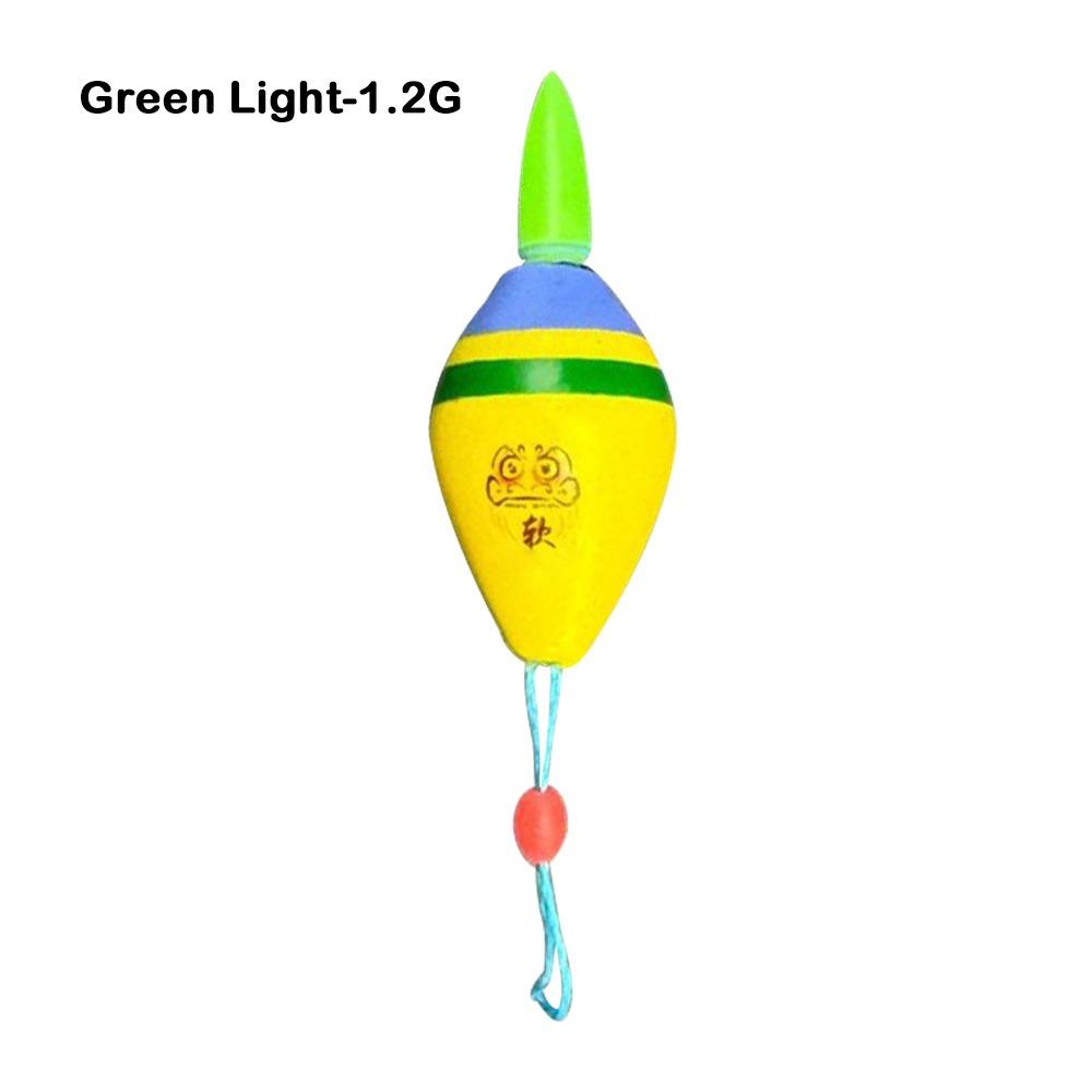 Hot. Led Electronic Fishing float Indicator 311 battery Rock fishing Floats Buoy Strike Green light Light Float Short Tail