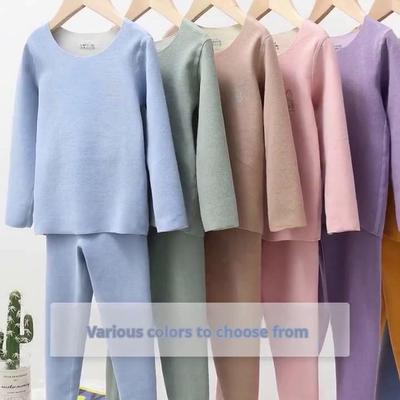 Winter-Thermo-Unterwäsche-Set für Kinder, Kation, warm, gemütlich, weich, für Teenager, Jungen und Mädchen, Unterwäsche-Set, lange Unterhosen, solide Kinder-Thermokleidung