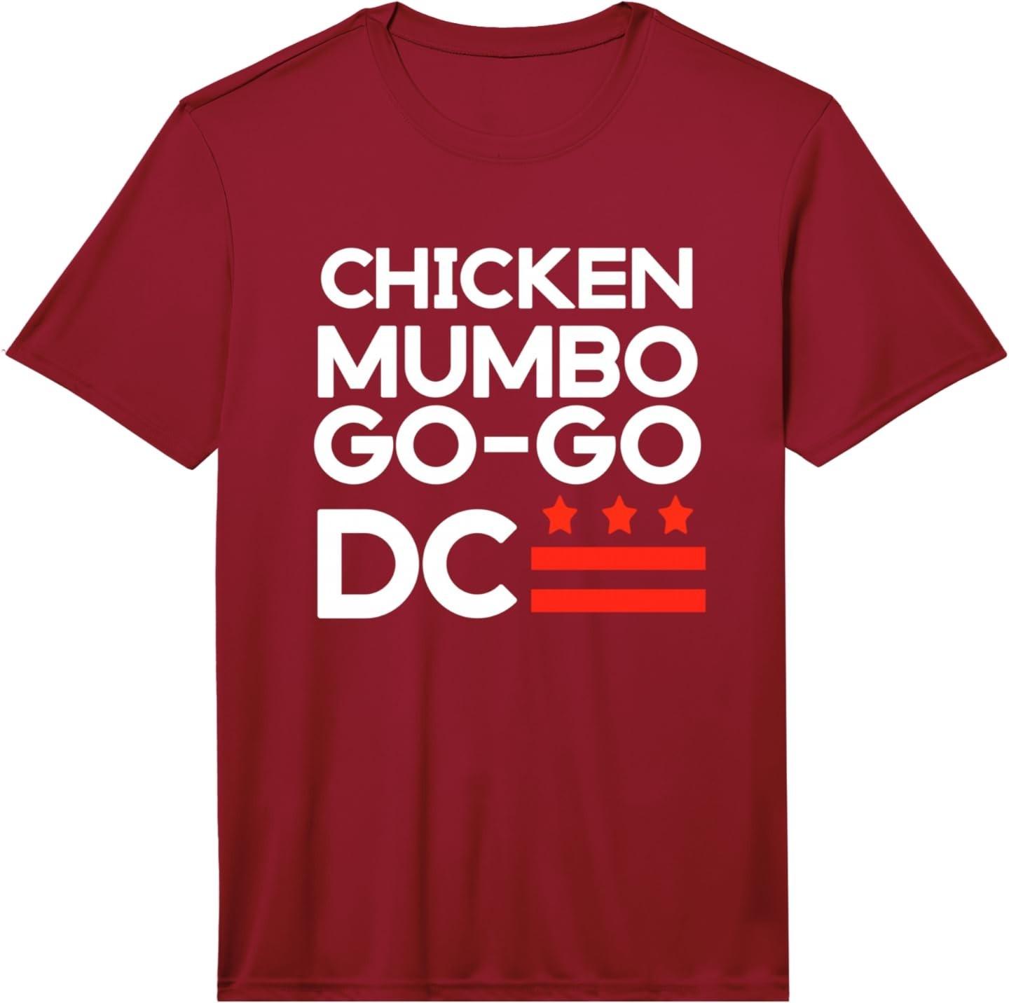 Washington D.C., Chicken and Mumbo Sauce and Go-Go Performance T-Shirt S разноцветный