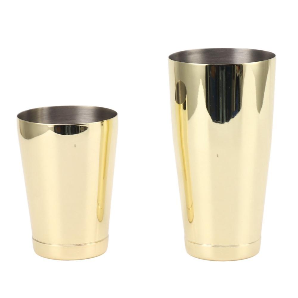 304 Stainless Steel Bartending Mixer 2 Section Bar Wine Cup Shaker Stylish Cocktail Shaker  Bar