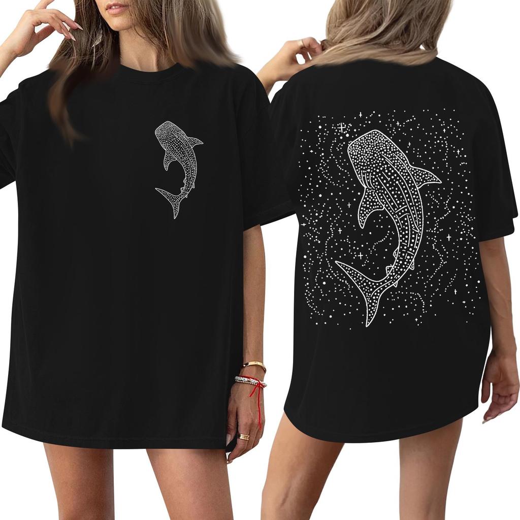 Top Tricou cu Mânecă Scurtă Imprimat cu Gât Rotund pentru Femei