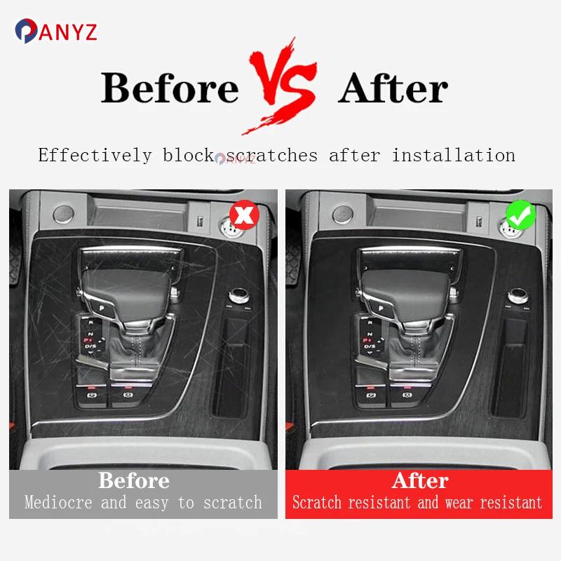TPU Protective Interior Film for Mercedes Benz MB A-Class W177 2024 2025 Car Center Console Transparent Anti-scratch Repair