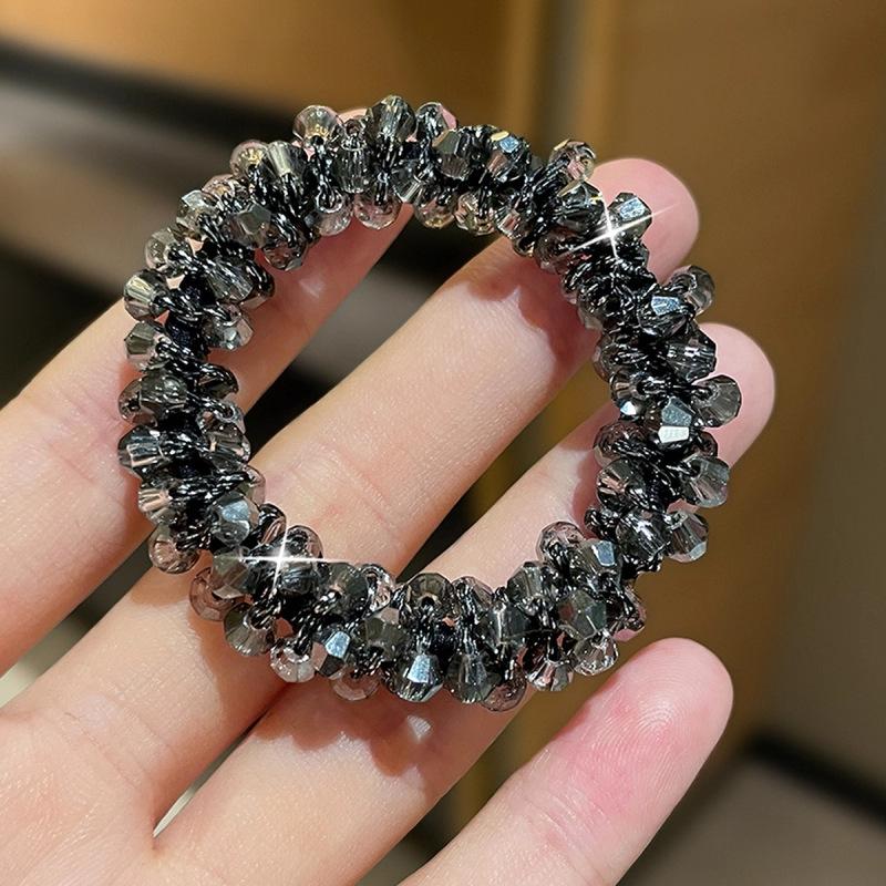 

Новая резинка для волос «Водный бриллиант» класса люкс, резинка для волос «Ледяная крошка» высокого класса, резинка для волос и браслет для светских львиц — это многофункциональные аксессуары для волос.