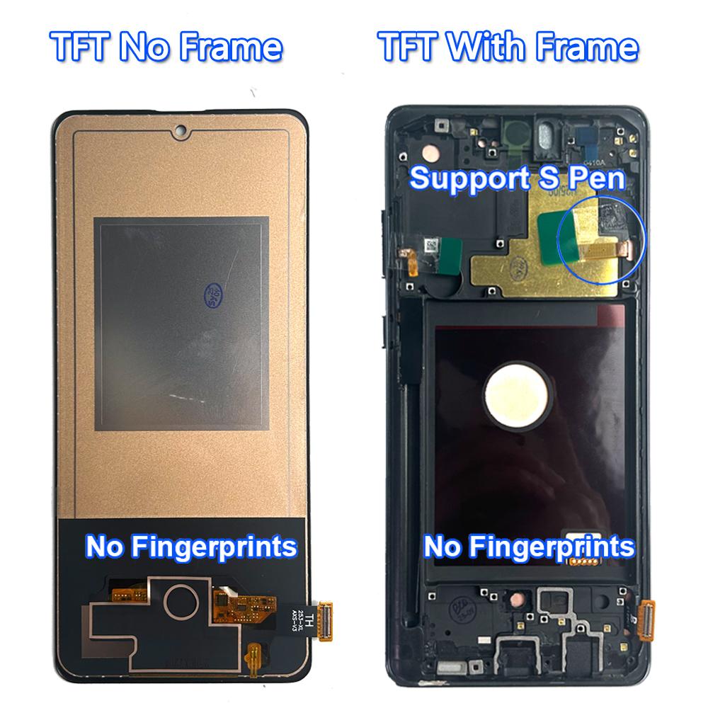 Display AMOLED Per Samsung Galaxy Note10 Lite Display LCD Touch Screen Digitizer Per Samsung Note 10 Lite SM-N770F Display LCD