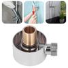 Shower Adapter Brass Construction Chrome Plated G1/2 Wall Mounted Easy Installation Round Shower Hose Connector