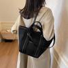 Women's 2025 Canvas Shoulder Tote Bag - High-Capacity, Handbag & Commuter Style