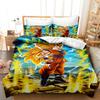 Goku Super Saiyan Duvet Cover Pillowcase Japanese Anime Dragon Ball Bedding Set 2/3pcs 3D Prints for Teens Quilt Cover