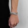 Hip Hop 18mm Brass Cuban Zircon Jewelry Bracelet Men Luxury Fine Chain Link Chunky Bracelets Iced Out Bracelet Charms