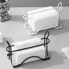 Paper Holder Kitchen Removable Storage Rack Portable Minimalist Anti-Rust Vertical Napkin Holder Space Saving Household