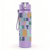 1PC Jesus The Lion Tells Me So Quote Print 750ml Color Plastic Sports Water Bottle Leakproof Flip Straw Lid Suitable for Sports Office Home Use